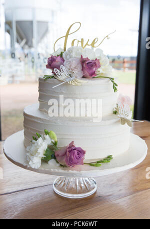 Wedding cake, Australia Stock Photo