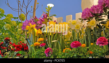 New York, NY. Macy's annual flower show displays. March 20, 2016. @ Veronica Bruno / Alamy Stock Photo