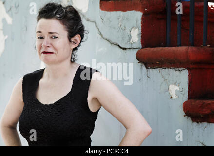 Judith Lucy, Australian comedienne. Stock Photo