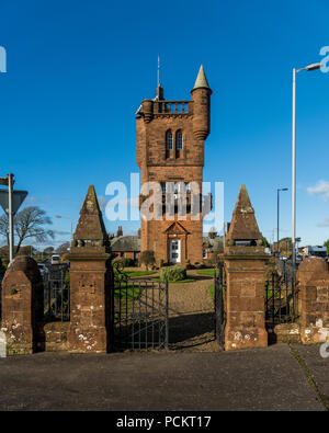 Burns National Monument, Mauchline, Ayrshire, Scotland, United Kingdom, November 5th 2017. National Burns Monument, mauchline, Ayrshire. Stock Photo