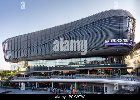 The new modern extension to Westquay, Westquay 2- housing a Showcase cinema and many new bars and restaurants, Southampton, UK, August 2018 Stock Photo