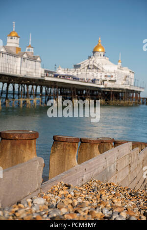 Eastbourne Pier, on the south coast of England in the county of East Sussex Stock Photo