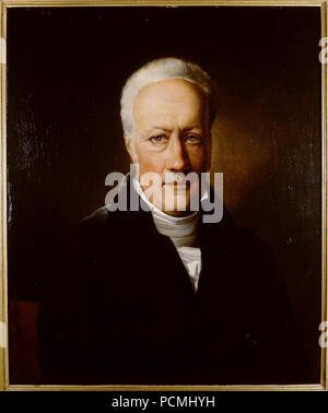 Alexandre Jean Dubois-Drahonet - Portret van Andries Adolf Deutz van Assendelft. Stock Photo