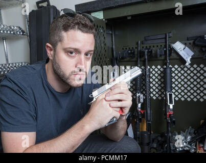 Cody Wilson, gun rights activist and founder of Defense Distributed, a ...