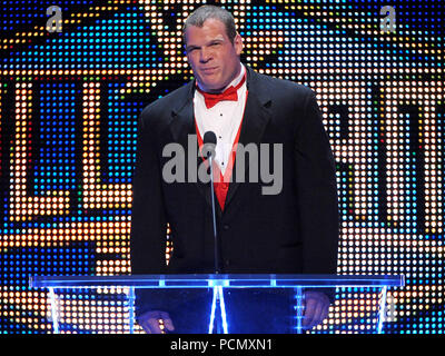 ***FILE PHOTO*** Former WWE wrestler wins Tennessee Mayoral Race New Orleans, LA-April 5 : Glenn Jacobs aka Kane attends the 2014 WWE Hall of Fame induction ceremony at the Smoothie King Center on April 5, 2014 in New Orleans. Credit: Napolitano/MediaPunch Stock Photo