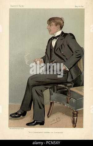 Alfred Charles William Harmsworth, Vanity Fair, 1895-05-16. Stock Photo