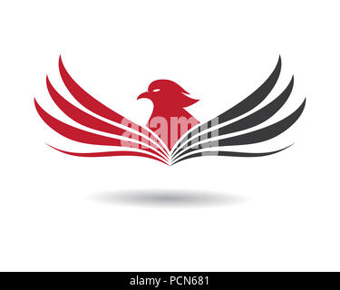 Eagle head symbol shield icon vector illustration Stock Photo - Alamy