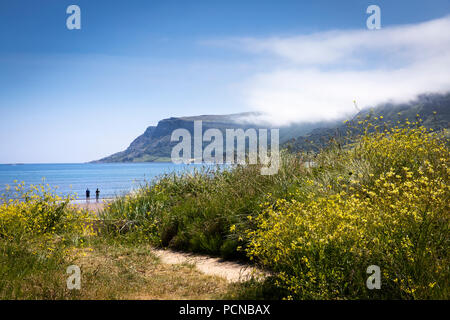 Waterfoot Beach, Co. Antrim, Northen Ireland Stock Photo