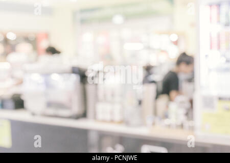 Abstract blur department store with shopping mall interior for background.abstract blur in supermarket for background.Abstract blur beautiful luxury shopping mall and retails store interior. Stock Photo