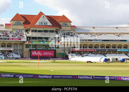 General view of play ahead of Notts Outlaws vs Essex Eagles, NatWest T20 Blast Cricket at Trent Bridge on 8th August 2016 Stock Photo