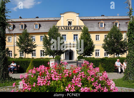 park and garden at spa town kudowa zdroj (former bad kudowa). lower silesia, poland, europe Stock Photo