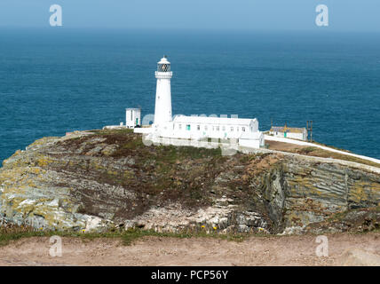 South Stack lighthouse.Anglesey Stock Photo