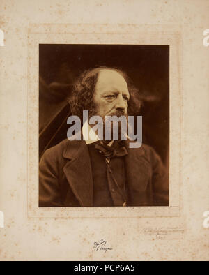 Alfred, Lord Tennyson (1809-1892), 1869. Stock Photo