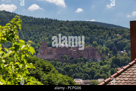 Heidelberg Castle Baden-Wurttemberg Germany. Stock Photo