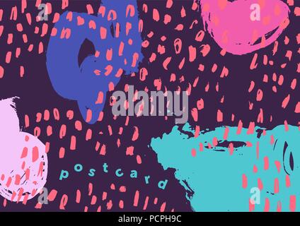 Vector brush strokes pattern Stock Vector
