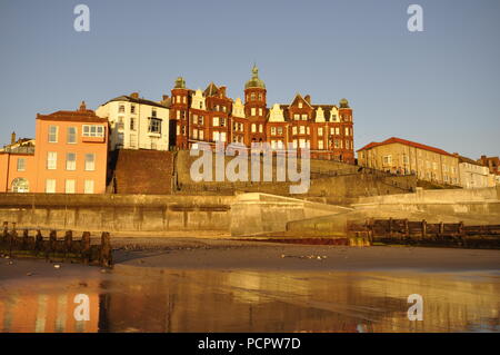 The Hotel de Paris on Cromer seafront, Norfolk, England UK Stock Photo