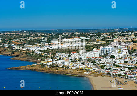 Praia da Luz, Luz, Algarve, Portugal Stock Photo