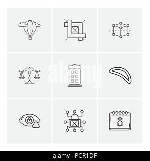 balloon , justice , building , cyber , security ,internet  security , stationary items , Stock Vector