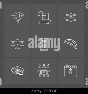 balloon , justice , building , cyber , security ,internet  security , stationary items , Stock Vector