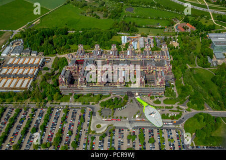 University Hospital RWTH Aachen, University Hospital Aachen with helipad, Aachen, Euregio Maas-Rhein, North Rhine-Westphalia, Germany Stock Photo