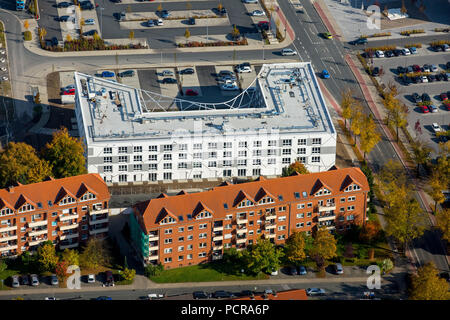 Hamm University of Applied Sciences Lippstadt, HSHL, HSLH, Paracelsus Park with student apartments and single-family housing, Science Quarter, SCI, Q - Science Quarter Hamm, SCI, Q TechPark as a technology location, Hamm, Ruhr area, North Rhine-Westphalia, Germany Stock Photo