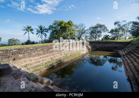 the Khmer Temples of Prsat Preah Vihear north of the town Sra Em in the province of Preah Vihear in Northwest Cambodia.  Cambodia, Sra Em, November, 2 Stock Photo