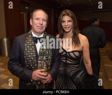 HOLLYWOOD, CA - FEBRUARY 22:  Hans Zimmer arrives at the 87th Annual Academy Awards at Hollywood & Highland Center on February 22, 2015 in Hollywood, California.   People:  Hans Zimmer Stock Photo