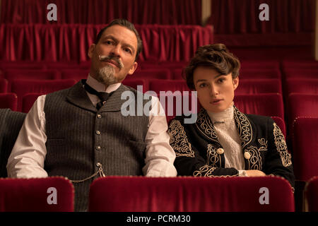 RELEASE DATE: January 19, 2019 TITLE: Colette STUDIO: Bleecker Street DIRECTOR: Wash Westmoreland PLOT: Colette is pushed by her husband to write novels under his name. Upon their success, she fights to make her talents known, challenging gender norms. STARRING: DOMINIC WEST as Willy, KEIRA KNIGHTLEY as Colette. (Credit Image: © Bleecker Street/Entertainment Pictures) Stock Photo
