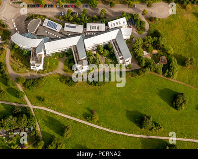 Aerial view, Private University Witten Herdecke, Witten, Ruhr area, North Rhine-Westphalia, Germany, Europe Stock Photo