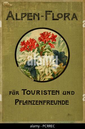 Alpen-Flora für Touristen und Pflanzenfreunde Stock Photo