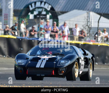 Robert Kauffman, Ford GT40 MkII, Plateau 5, Grid 5, 1966 - 1971, Le Mans Classic 2018, July 2018, Le Mans, France, circuit racing, Classic, classic ca Stock Photo