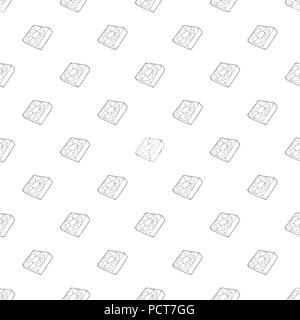 Computer case cooling fan icon, outline style Stock Vector