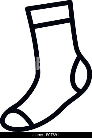 Boy sock icon. Simple illustration of boy sock vector icon for any ...