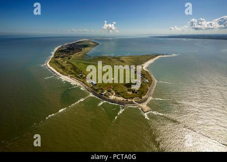 Groynes, Wadden Sea, aerial photo, Wangerooge, North Sea, North Sea island, East Frisian Islands, Lower Saxony, Germany Stock Photo