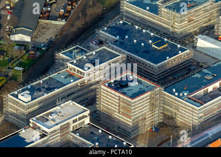 Aerial photo, Hochschule Ruhr West - University of Applied Sciences, Mülheim, Ruhr area Stock Photo