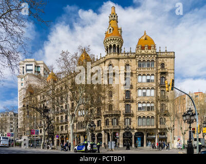 Barcelona city centre Stock Photo