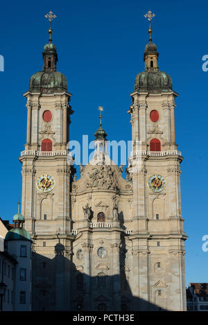 Abbey church St. Gallus and Otmar, St. Gallen, Canton St. Gallen, Switzerland Stock Photo