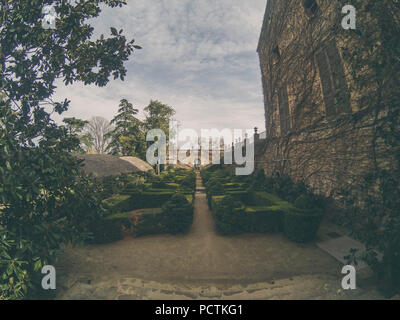 horta maze in Barcelona Stock Photo