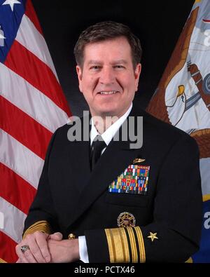 Allen G. Myers, United States Navy Vice Admiral Stock Photo