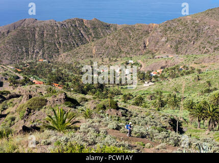 Tazo, municipality of Vallehermoso, La Gomera, Canary Islands, Canaries, Spain Stock Photo