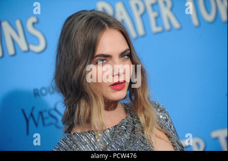 NEW YORK, NY - JULY 21:  Cara Delevingne attends the 'Paper Towns' New York premiere at AMC Loews Lincoln Square on July 21, 2015 in New York City.   People:  Cara Delevingne  Transmission Ref:  MNC1  Must call if interested Michael Storms Storms Media Group Inc. 305-632-3400 - Cell 305-513-5783 - Fax MikeStorm@aol.com Stock Photo