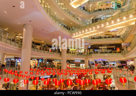 Kuala Lumpur, Malaysia - Feb 7,2017 : Nu Sentral is the latest trendy shopping mall in the ever-bustling Kuala Lumpur. Stock Photo