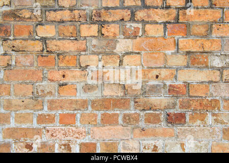 Dark brown old bricks wall panorama. Abstract brick texture for design ...
