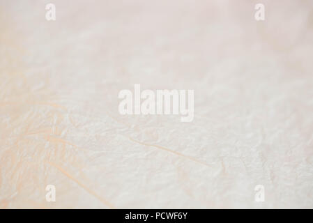 beige color creased paper tissue texture background Stock Photo