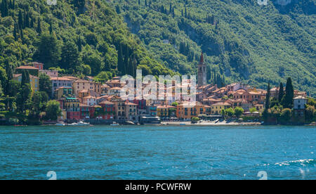 The beautiful Varenna on Lake Como, Lombardy, Italy. Stock Photo
