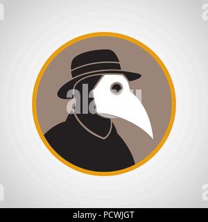 Plague vector logo icon illustration Stock Vector