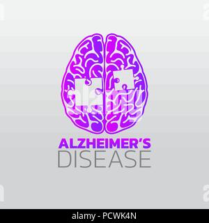 Risk factors for AlzheimerÕs disease icon design, infographic health, medical infographic. Vector illustration Stock Vector