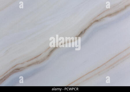 Light marble texture with two wavy lines. Stock Photo