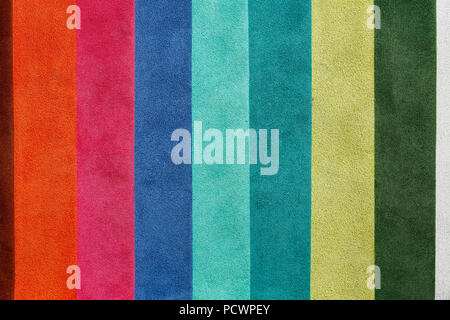 Contrast textile background in various adorable tones. Stock Photo