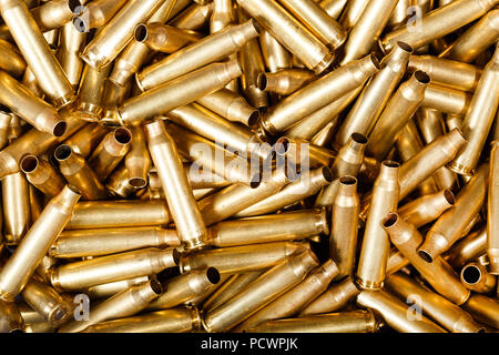 Used 5,56 mm bullets. Stock Photo